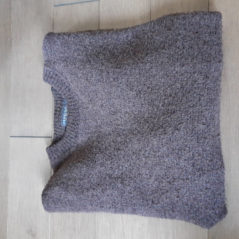 🇨🇦***Vintage Brown Teddy Sweater / Made in Canada